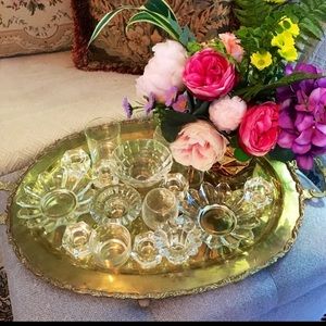 Glass and Crystal Candle Holder Bundle